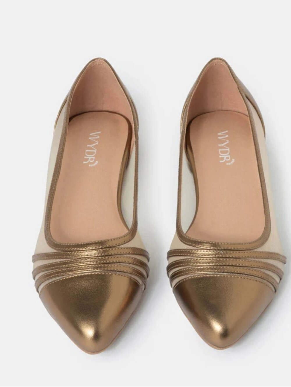 Celeste Ballerina Flats Bronze NWB- Size 11 - Picture 2 of 14